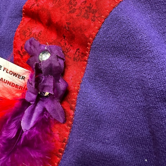 Red Hat Lady Red Hat Sweatshirt Long Sleeve Red and Purple 3x - Picture 8 of 12